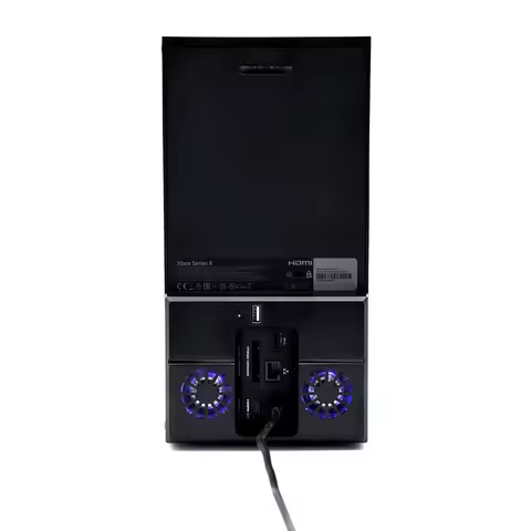 Console Cooling Fan for Xbox Series X Host Colorful Game Console Cooler Dock Station Vertical Stand 