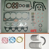 4AFE Full gasket set kit crankshaft connecting rod bearing piston ring for toyota corolla /AVENSIS S