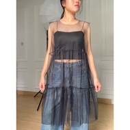 TULLE DRESS/PINTEREST OUTFIT/CASUAL CUTE OUTFIT/LAYERING OUTFIT