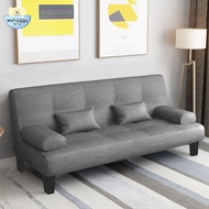 TEDDY OZZIE 2/3 Seater Sofa with Pillow Sofa Bed Foldable / Canvas Sofa / 2 in 1 Sofa with 1 Year Warranty
