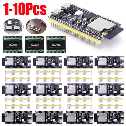 1-10X ESP32 S3 Dual Type-C Development Board WiFi Expansion Board 2.4G Wifi BT Module for Arduino 8M