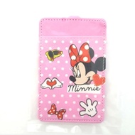 Disney Minnie Mouse Cute Heart Pink Accessories Ezlink Card Holder With Keyring