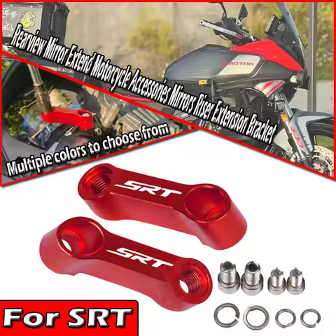 10mm 8mm Rearview Mirror Extend Motorcycle Accessories Mirrors Riser Extension Bracket For QJMOTOR S
