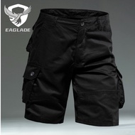 Eaglade Casual Cargo Shorts for Men in Black