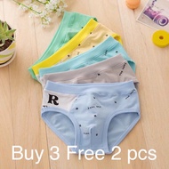 boxer lelaki 5pcs/lot-High Quality Kids Cotton Brief Underwear (seluar dalam)for Boy