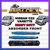 HEAVY DUTY NISSAN C22 VANETTE ABSORBER FRONT OIL ORIGINAL WALDEX SUSPENSION
