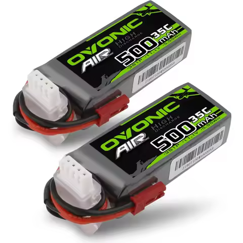 OVONIC 3S Lipo Battery 35C 500mAh 11.1V Lipo Battery with JST Connector for RC Airplane Helicopter Q