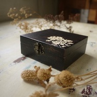 手工製作珠寶盒-玫瑰 首飾盒 仿鍛造 木作 松木 職人手作 送禮