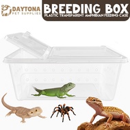 Daytona PB-04 Plastic Transparent Amphibian Insect Reptile Breeding Box Case w/ Breathing Holes