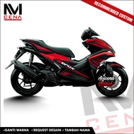Aerox 155 Decal Sticker Aerox 155 Decal Sticker Aerox Full Body Striping Aerox Rlinesx Decal