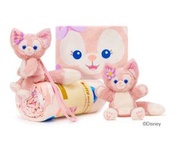 Disney Linabell 禮品套裝+ 積木日曆 Gift set blanket 毛毯 枕頭套 doll 毛公仔手套 毛公仔袋 購物袋