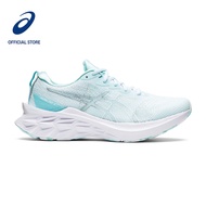ASICS Women NOVABLAST 2 LE Running Shoes in White/Pure Silver