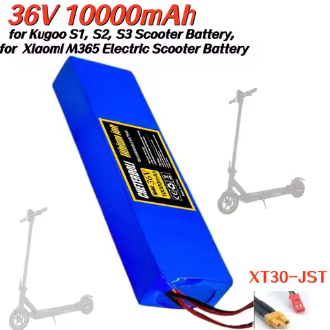10S3P 36V 10000mAh Lithium-Ion Battery, for Kugoo S1, S2, S3 Scooter Battery, for Xiaomi M365 Electr