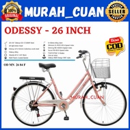 KOMPLIT Sepeda Keranjang Dewasa 26 Inch Odessy 6 Speed OD MN 26 84 F