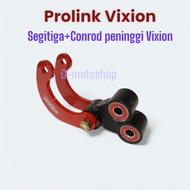 Prolink Vixion new & old Vixion R (triangular prolink Vixion + conroad heightener)