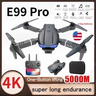 E99 Pro RC 無人機可折疊 4K 高清雙攝像頭空拍四軸飛行器光流定位定高無人機玩具禮品