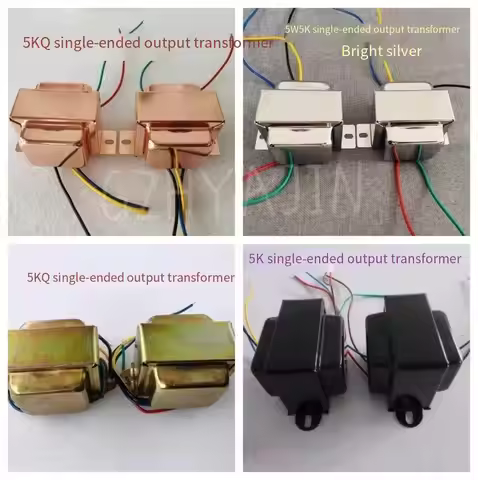5K 5W single ended output transformer is suitable for 6P1 6P14 6P6P single ended cow bile machine tr