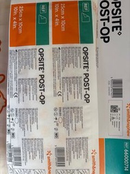 7pcs post operative Smith&Nephew OpSite Post-Op 25cm x 10cm 7塊手術後加墊片狀敷料手術傷口膠布