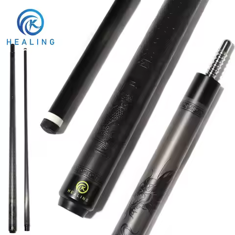 Textured 3D Touch Pool Cue Carbon Fiber Radial LD XTC Ferrule Low Deflection Flyweight Front-End Con