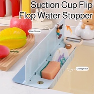 【Upgraded】Kitchen Silicone Baffle Organizer/Premium Silicone Water Splash Guard/Integrated Suction C