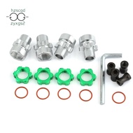 Metal 12mm to 17mm Splined Wheel Hex Hub Adapter for  1/10 Slash 2WD   RC Car Upgrade Replacement Gr
