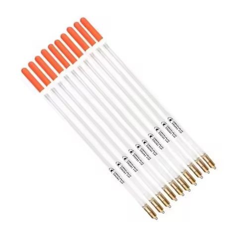 NGB 10PCS Hard Plastic Fishing Float With Transparent 1.5/2.0/2.5/2.6/3.0G Mix Size Tube Vertical Bu