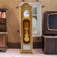 [Kesoto1] Miniature 1 12 Dollhouse Accessories Floor Clock Vintage Grandfather Clock Realistic Mini 