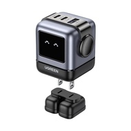 UGREEN RoboGaN 65W Charger หน้าจอ LCD 3 Ports USB-Cx2/Ax1 หัวชาร์จ Robot รุ่น CD361 รับประกัน 2 ปี ม
