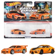 "Hot Wheels Premium 2-Pack - Wild Speed 2021 Toyota GR Supra/Toyota Supra [Ages 3 and up][hot wheels][Japan Product][日本产品]"