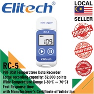 Elitech RC-5 Temperature Data Logger, Data Recorder, USB 2.0 Graphic Report