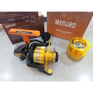 Maguro prosteel spinning reel 8+1 ball bearing