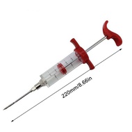 Bbq Meat Syringe Marinade Injector Metal Turkey Chicken Flavor Syringe