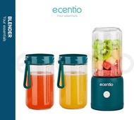 【3 tabung】ecentio juicer portable Portable Blender Mini Juicer 8 Mata Pisau 380ml botol minum Juice 