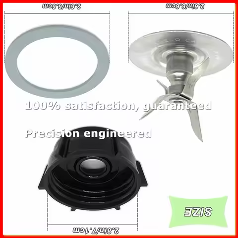 For Blender Replacement Parts Blender Ice Crusher Blade with Jar Base Cap,for Aspas Para Licuadora B