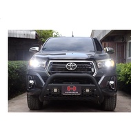 Toyota Hilux J E G V Conquest 2016 to 2025 HAMER NUDGE BAR / BULL BAR /  HARD STEEL FRONT BUMPER