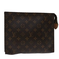 路易威登 Monogram Poche 廁所 26 袋 M47542 LV 正品 yk11155