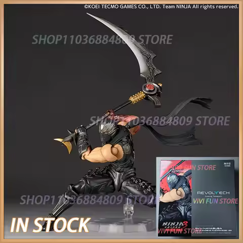 In Stock Original Revoltech AMAZING YAMAGUCHI RYU HAYABUSA NINJA GAIDEN 3: Razor's Edge Ver. Movabil