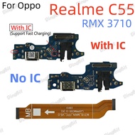 For Realme C55 RMX3710 Type C USB Charging Dock Port Board Connector Main Motherboard Flex Cable