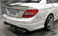 賓士 BENZ W204 AMG 後保桿 07 08 09 10 11 12 13 14 C250 C300 前期 後期