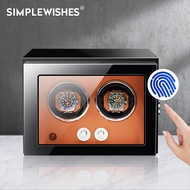 IBBETON Watch Winder Luxury Brand Fingerprint Unlock  2 3 4 6 9 Automatic Watches Boxes Wooden Watch