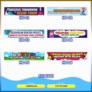 BANNER BEAM WALL DECORATION CLASS & SCHOOL WORDS WISDOM Design 2026