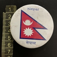 SOUVENIR: MAGNET KULKAS - NEPAL FLAG