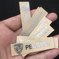 [Metal Sticker 2025] Peugeot 408 508 308 4008 5008 2008 Car Logo Metal Sticker Modified Parts Interi