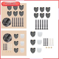 [pugwsl] Faux  Fabric Gnome Beard Costume Cosplay Clothing Gnome Nose Wood Balls for Decoration