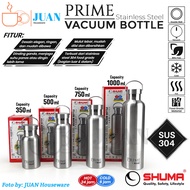 SHUMA vacuum bottle thermos stainless steel hot and cold water 350/ 500/ 750/ 1000ml Prime seriess s