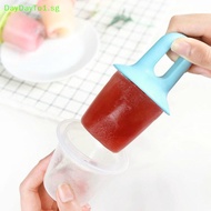 DAYDAYTO Mini Silicone Molds Popsicle Ice Cream Mold with Cover Baby Fruit Milkshake Mold SG