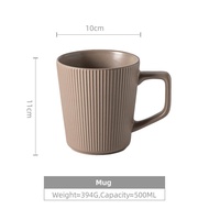 OMK Modern Minimalist Ceramic mug 500ML Coffee Mug