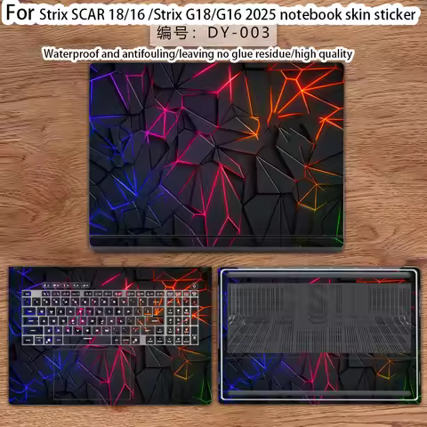 For ROG Strix G16 2025 G614/G615 body film Strix SCAR 16 G635 Laptop skin sticker computer shell ant