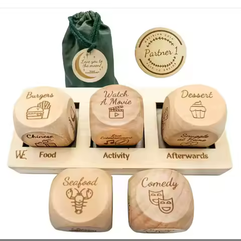 Kids Dice Toys Couples Gift Ideas Food Decision Dice Games Christmas Birthday Valentines Day Gifts f