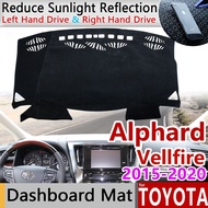 for Toyota Alphard Vellfire 30 AH30 2015~2020 Anti-Slip Mat Dashboard Dash Cover Pad Sunshade Dashmat Accessories 2017 2018 2019